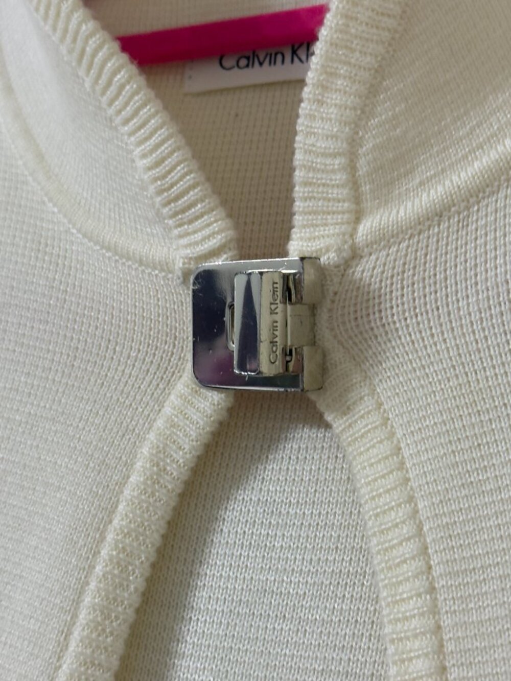 Calvin Klein Modern Gray Knit Cape Short Coat sz S/M - Picture 2 of 9